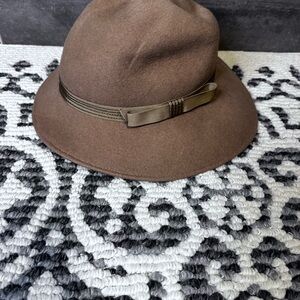 Vintage Lancaster Brown Felt Fedora Hat
